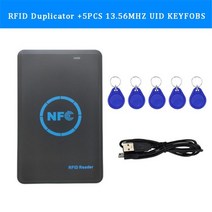 엑세스제어카드 13.56MHz 암호화 프로그래머 RFID 카드 리더 복사기 125KHz 키 fob NFC 스마트 라이터 빠, 02 Style b
