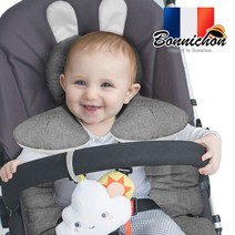 [보니숑] 프랑스 라이너 유모차시트/신생아이너시트/카시트/유모차/바운서/출산용품/아기선물, 유모차라이너:캔디트리블루(무형광)