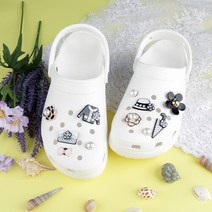 크록스 입체 지비츠 럭셔리 진주 보석 명품 9pcs 세트 LXRY-001