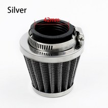오토바이 에어 필터 범용 35mm 모토크로스 에어 폼 필터 오토바이 액세서리 6 가지 색상 판매, 17 Silver   42mm