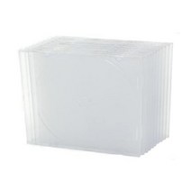 CD케이스투명슬림10P 10매_팩사무용품 문구용품 저장용품 CD보관함 CD케이스, 본상품