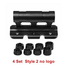 배달 전기 자전거 1234 세트 자전거 자동차 지붕 마운트 랙 자전거 보관소 운송 프론트 포크 블록 마운트 랙 액슬 캐리어를 통한 퀵 릴리스, 스타일 2 4개 세트