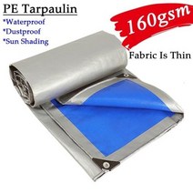 전원주택캐노피 차고지 이동식 바람막이 그늘막 접이식 옥상 방수 천막 캐노피 032mm PE 천 야외 음영 정원 식물 창고 자동차 트럭 타포린 애완 동물 집 레인 커버, 160GSM+2x1m