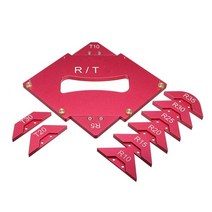 라우터 테이블 코너 지그 반경 챔퍼 프로파일 템플릿 목공