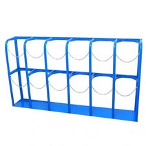 가스 통 고정 거치대 용기 안전 LPG 홀더 지지대 장치, 4통 거치대