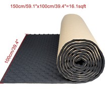 uxcell 8sizes studio sound acoustic absorber car heatproof wave foam deadener car 방음 면 단열, 150cmx100cm 16.1sqft