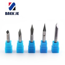 MKT 6mm 삼각조각날 알루미늄 아크릴 목공용 CNC 조각날, MKT066001