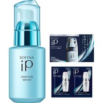 일본직발송 6. 소피나 IP (아이피) 인터링크 세럼 촉촉하고 희미한 피부에 【즈이】80G + 덤 첨부 세트 [, One Color