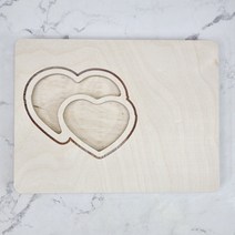 탁상용 사각 액자 투하트모양 스칸디아모스 자작나무 모스틀 초등용 진로체험 수업재료 DIY