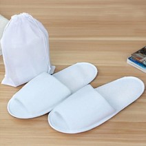 일회용 접이식 실내 슬리퍼 손님용 기내용 호텔 병원 학원 거실화, 실버