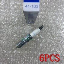 6 개몫 이리듐 점화 플러그 41-103 12625058 시보레 콜로라도 코발트 hhr 말리부 트레일블레이저 험머 h3 h3t 호환, 6개