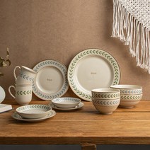 시라쿠스 로렐 홈식기 그릇세트, 불루로렐+그린로렐