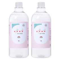 이공이공 면도기 세정액 1L + 1L 묶음 면도날 세척 관리용품, 후레쉬플라워, + 후레쉬플라워