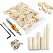 아이베란다 목심 목다보 미니목심 고급 나무못 드릴날 이중기리, 1-02.목다보 8x30mm (100개)