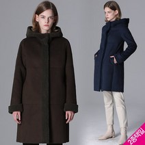 [르오트] 윈터 부클 후드 무스탕코트