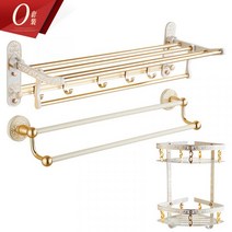 선반 휴지 수건 걸이 주택 아파트 리모델링 셀프 인테리어 전세 거실 벽장식 욕실 주방, O패키지 3종세트