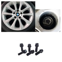 China OEM BMW락볼트 휠볼트 X1 X5 3 5 7 시리즈 타이어 스크류 흴 볼트 타이어도난방지 BMW용품, (02)151