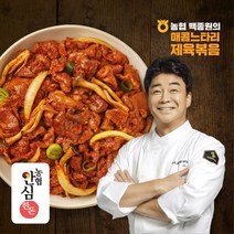 eTV [공영x농협x백종원] 백종원의 매콤 느타리 제육볶음 300g x 4팩, 1