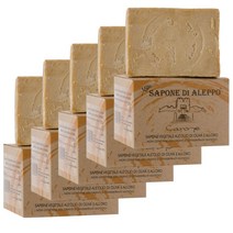 사포네 디 알레포 올리브 월계수 오일 32% 전통방식 이탈리아 천연 수제 비누 200g 5개 SAPONE DI ALEPPO