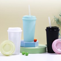 위컴 리유저블 모던500ml 뚜껑포함 텀블러 콜드컵, 리유저블 모던500ml-클리어, 리유저블 모던500ml-클리어