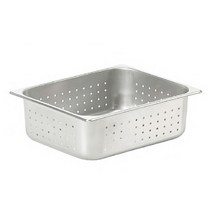 스텐타공밧드/식당 반찬통/급식소 반찬보관/바트, 타공밧드 1/2, 4인치, 뚜껑1/2