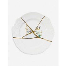 SELETTI 셀레티 Kintsugi N2 포세린 24캐럿 골드 디너 플레이트 인테리어