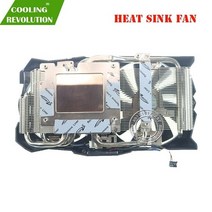 87MM GA92S2H DC12V 100MM GAA8S2U 4Pin 그래픽 팬 ZOTAC 게임용 GeForce RTX 2070 OC MINI, 02 Heat sink fan