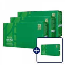 더작 유기농 양배추즙 30포 3+1박스 (저온추출/유기농인증)