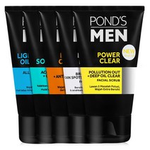 폰즈 맨 브라이트 부스트 페이스워시 폼 클렌징폼, 100g, 2개