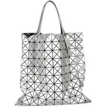 바오바오 이세이미야케 토트백 숄더백 여성 가방 10x10 실버