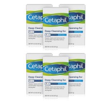 Cetaphil 딥 클렌징 비누 127g 6팩 Deep Cleansing Bar, 1개