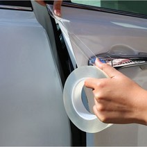 차량용 보호필름 (3cm/5cm/7cm/10cm) 투명테이프 5M 10M 도어가드 흠집 스크래치예방 간편사용 익스테리어용품 문콕방지 도어엣지 도어컵 범퍼가드, 41876) 10cmx10m