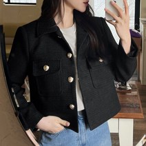 [마이더스비] 리다 카라 트위드 자켓