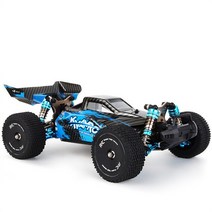 엔진rc카 116 70 KM/H 4WD RC 자동차 2.4G 라디오 고속 브러시리스 모터 원격 제어 오프로드 어린이 장난감, [02] Blue