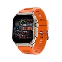 FITNIV Smart Watch Touchscreen FitnESS Tracker with Heart Ra, Titanium Orange