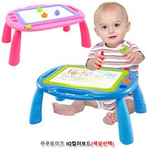 그렸다 지웠다 IQ컬러보드 다용도책상 어린이집교구 소근육발달 어린이보드판 유아교육 그림스케치북 유아