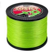 낚싯줄 JOSBY 9 가닥 초강력 1000M 500M 300M 100M X9 PE 꼰 고강도 바다 낚시, 100M-68LB-0.37mm-5.0, [01] Grass Green