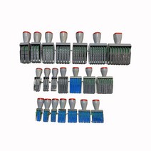 압인기 높이 4mm 7mm 및 12mm muti digits 롤링 고무 도장 번호 롤러 씰, 09 4 digits 12mm