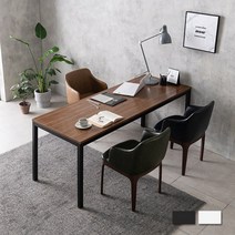 미즌하임 루디 컴퓨터 책상 1200 1400 1600 1800 철제 테이블 게이밍 데스크, 화이트