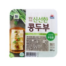 [메가마트]사조대림 선 영양가득 신선한 콩두부 부침용 300g, 1개