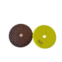 대리석연마4인치 100mm 다이아몬드 유연한 습식 연마 패드 스톤 화이트 본드 샌딩 디스크 화강암 대리석 바, 05 500