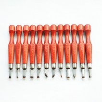 나무홈파기 우드카빙키트 조각도 조각기 수동 미니 나무 선반 조각 핸드 치즐 도구 세트 목수 목공 밀링 D, 01 Type 1