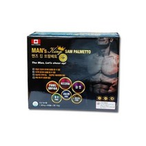 맨즈 킹 쏘팔메토 120캡슐 마카 옥타코사놀 아연함유, 4개