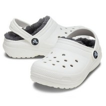 크록스 NC고잔 클래식 라인드 클로그 토들러 화이트 컬러 207009-10M 보들보들 털크록스