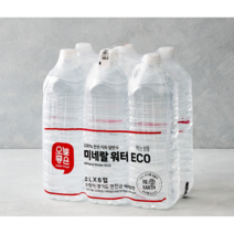 오늘좋은 미네랄워터ECO 2L x 6입, 6개