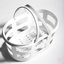 구멍송송 목욕바구니(화이트), 1개