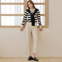 (플래퍼) 메탈라인 레귤러핏 니트팬츠 3종택1(W_GEORGESRECH)