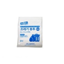 크린아이 배접 쓰레기 봉투 특대 백색 20매, 1개