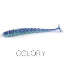 Supercontinental-스윙 임팩트 링 청어 낚시 루어 6 개/10 개 인공 Pesca Leurre Souple, 25 Y_01 63mm 20pcs