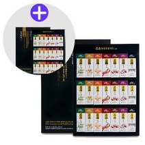 명품 디저트 밀양한천 양갱 선물세트 1+1 2호 3호 4호, 양갱세트 3호x2 + 쇼핑백 2개